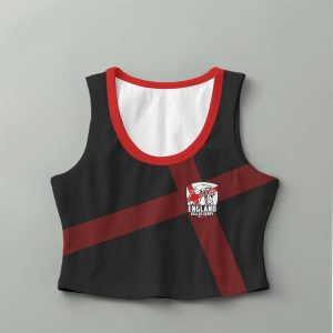 Team Version - Black - Cropped Tank