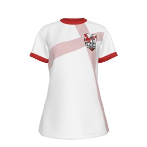 Team Version - White - Curved T-Shirt