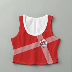 Team Version - Red - Cropped Tank