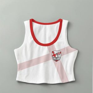 Team Version - White - Cropped Tank