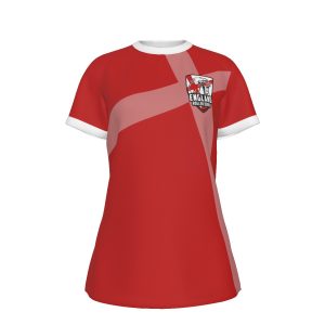 Team Version - Red - Curved T-Shirt